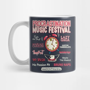 Procrastination Music Festival Mug